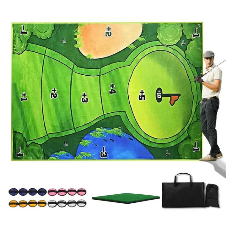battle-royale-golf-game-durable-and-washable-golf-mat-practice-outdoor-and-chipping-game-practice-golf-games-at-home-best-golf-chipping-mat-for-adults-family-kids-newcomer