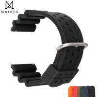 MAIKES Silicone Rubber Watch Band Strap Fit G Shock Replacement Black Waterproof Watchbands Accessories For Man