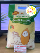 Gạo Hạt Ngọc Trời Bạch Dương túi 5kg tặng 0,5kg, DẺO THƠM, NGON CƠM