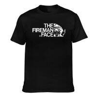 Design MenS Tee The Fireman Face Cotton Fashion Summer Tshirts