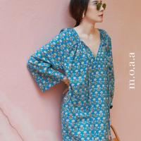 Mahal Dress in Ocean | Moaa Collection