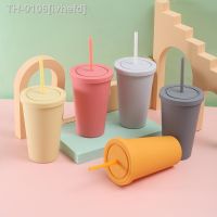 ✙✘ ivhefd Color Plastic Cup Copo de água fosco Fácil transportar Garrafa