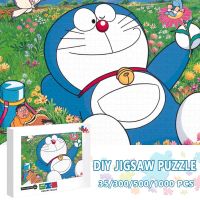 Bandai Japanese Anime Jigsaw Puzzles Doraemon 1000 Pieces Wood Puzzles Intellectual Educational Decompressing Diy Puzzle Game