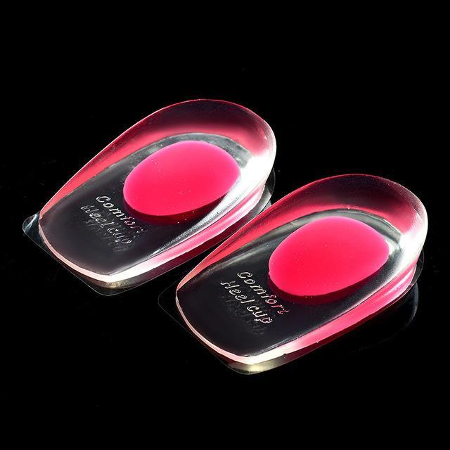 2pcs-soft-silicone-gel-insoles-for-heel-spurs-pain-relief-foot-cushion-foot-massager-care-heel-cups-shoe-pads-increase-care-tool