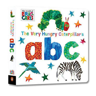 The very Hungary caterpillar  S ABC Eric Carr hungry caterpillar Letter Book Eric Carle paperboard Book Childrens Enlightenment English picture book