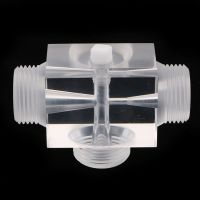 s Jet Aerator Of Venturi Valve For Water Treatment Industry Device 60x43x43mmTransparent Color