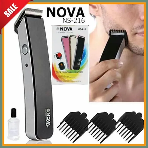 ON SALE NOW!! BEST SELLING NOVA Professional Electric Hair Trimmer Barber  Shaver Razor Hair Clipper for Men and Women Nova NS216 Wireless Rechargeable  Hair Trimmer/Clipper/Shaver | Lazada PH