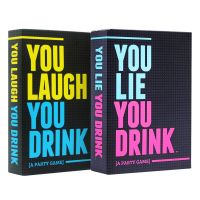New You Laugh You Drink Card Game You Lie You Drink Game Party Toy Funny Drinking Table Card Games for Adults Friend Couple