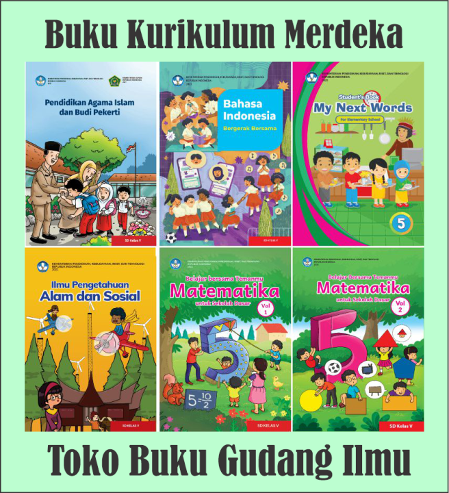 Buku Siswa SD / MI Kelas 5 Kurikulum Merdeka / Buku Kumer SD Kelas 5 ...