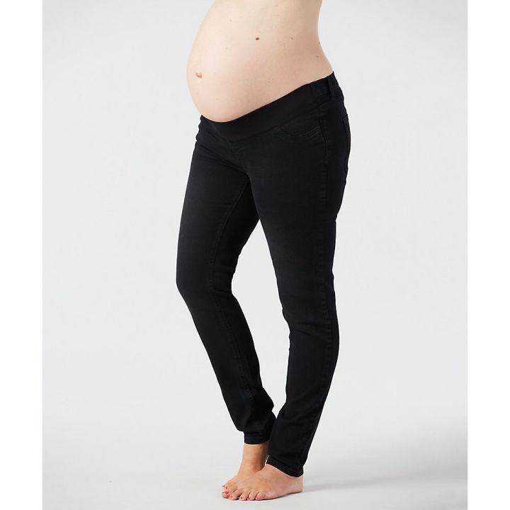 กางเกงยีนส์คุณแม่-mothercare-black-under-the-bump-maternity-jeans-ra676
