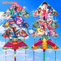 【hot sale】 ☾ B32 BaiPeston( ) Cartoon Anime Printed Kite Outdoor Game Flying Kite Children Kids Sport Toys