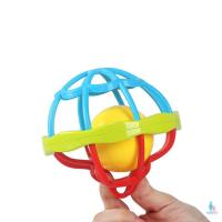 【MSH】【Ready Stock】Soft rubber teether rattle stick baby puzzle fitness ball dumbbell ball learn to climb inlectual toys