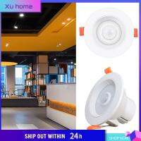 XU HOME AC 85-265โวลต์ เปิดปิดอัตโนมัติ สำหรับทางเดินเดิน ไฟสปอตไลท์ เซ็นเซอร์ตรวจจับการเคลื่อนไหว PIR ไฟเซ็นเซอร์ของมนุษย์ ไฟดาวน์ไลท์ ไฟเพดาน LED