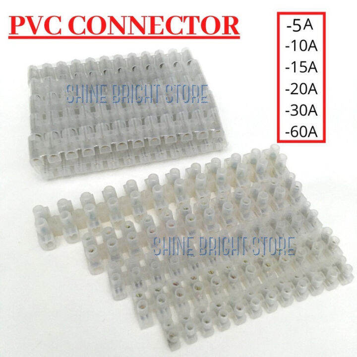 12-Way 5A, 10A, 15A 20A,30A,60A PVC Cable Connector / Terminal Block ...