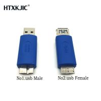 Usb มาตรฐาน3.0ประเภทตัวผู้ตัวเมียเป็น Usb 3.0ไมโคร B อะแดปเตอร์หัวต่อตัวผู้แปลง Usb3.0อะแดปเตอร์ Am เป็น Microb