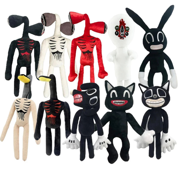 TENDPL for Children Birthday Gift Figures White Black Anime Plushie ...