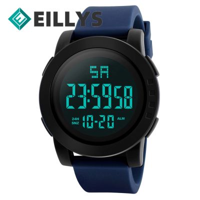 Eillysevens Fashion Digital Men Watches Luxury Digital Military Sport Wrist Watch 50m Waterproof Male Business Electronic Clock
