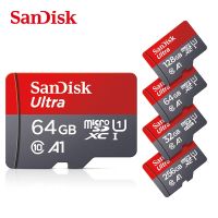 [HOT TALQQQWWEGE 583] การ์ดความจำ SanDisk ความจุ32Gb 64Gb 128Gb A1เฉียบ SDHC/SDHC Microsd 100เมกะไบต์/วินาที UHS-I แฟลช Class10 TF/SD U1ไมโครการ์ด SD