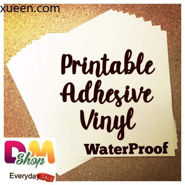 【READY STOCK】 ♤Printable vinyl sticker A4 size waterproof 10pcs ...