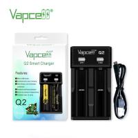 DLZ ส่งฟรี ของแท้100% เครื่องชาร์จถ่าน Vapcell Q2 สำหรับชาร์จถ่าน 3.7V ขึ้นไป อุปกรณ์ชาร์จแบตเตอรี่