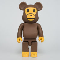 [2023] ขายหมีรุนแรง BERBRICK400 หมีตัวต่อ bape ลิงหัวลิง 400 ตุ๊กตาโมเดลทำมือ