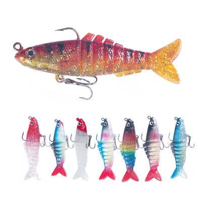 8Pcs 9cm 15G Fishing Lures Jointed Crankbait Swimbait Sinking Wobblers Soft Artificial Bait for Fishing Tackle
