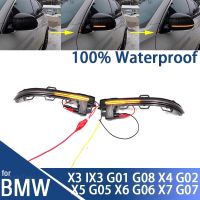 Yellow Dynamic Turn Signal Blinker Side Mirror Indicator Light Lamp for BMW X3 IX3 G01 G08 X4 G02 X5 G05 X5 G06 X7 G07Signal Light Assemblies Parts