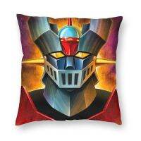 [FAZOZO Home Textile Store] UFO Robot Mazinger Z ปลอกหมอนอิง45x45ซม. ตกแต่งบ้านพิมพ์อะนิเมะมังงะโยนปลอกหมอนสำหรับรถสองด้าน