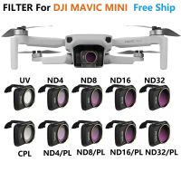 ฟิลเตอร์เลนส์กล้องสําหรับ Dji Mavic Mini and DJI mini 2/mini SE Camera Lens Mcuv ND4 ND8 ND16 ND32 CPL ND32/PL