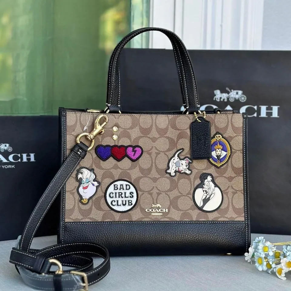 Coach Disney Dempsey Carryall in Signature Canvas with Patches