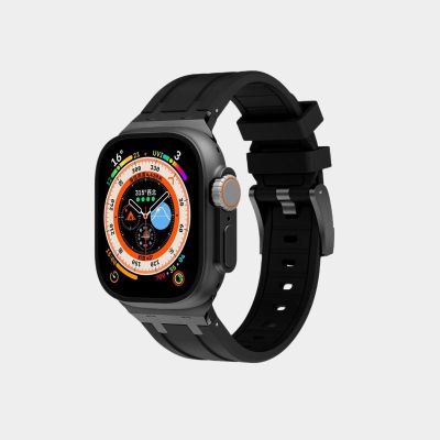 ❖☁ Nowa bransoletka z metalową głowicą z płynnym silikonowy pasek do zegarka do iWatch Apple Watch SE 3 4 5 6 7 8 Ultra kolorowe pudełko upominkowe
