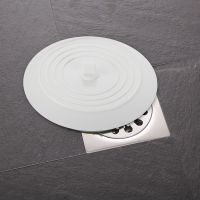 Silicone Round Shower Floor Drain Sink Cover Handle Design Hair Filter Anti-blocking Plug for