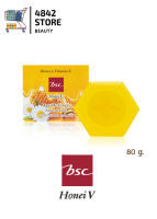 HONEI V BSC AGE DEFENCE NATURAL SOAP ฮันนี่ วี บีเอสซี เอจ ดิเฟนซ์ แนชเชอเริล โซพ สบู่ใสสูตรน้ำผึ้งและวิตามินอี 80 กรัม