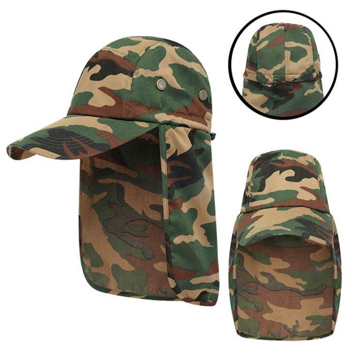 hot-fishing-hat-sun-visor-cap-hat-outdoor-upf-50-sun-protection-with-removable-ear-neck-flap-cover-for-hiking-camping-cycling-caps