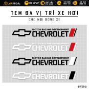 Tem Dán Xe Ô Tô Logo Chevrolet DVTOT