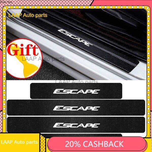 LAAP Ford 3D Carbon fiber Car Door Protector Sticker For Escape 4PCS
