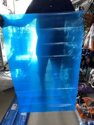 ถุงน้ำยางพารา ถุงใส่ขี้ยาง ถุงใส่ยางก้อน ขนาด 26*42 นิ้ว แพ็กละ 1 กิโลกรัม มี 6 ใบในแพ็ก แบบหนาถุงสีฟ้า ถุงเหนียวมาก