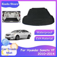 เสื่อท้ายรถสำหรับ Hyundai Sonata 6 I45 YF 2010 ~ 2014ตกแต่งพื้นที่ Error ช่องเก็บของเบาะรองนั่งถาดอุปกรณ์เสริม