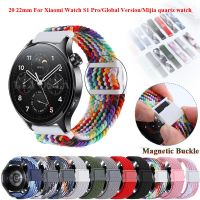 20mm 22mm Nylon Strap For Xiaomi Watch S1 Pro/Active Sports Band For Mi Watch Global Version/Watch Color 2 Watchbands Bracelet Smartwatches