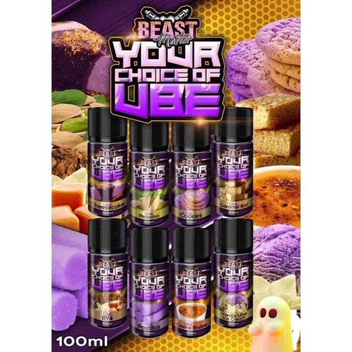 Legit BeastMaster Your Choice Of UBE 100ml 3mg 70/30 Vaping Low