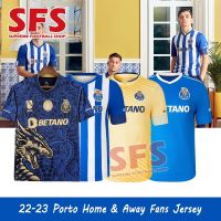 shot goods 【SFS】Top Quality 22-23 Porto JERSEY Home Away Soccer Football Jersey Jersi T-shirt Sports Loose Fans Version S-2XL