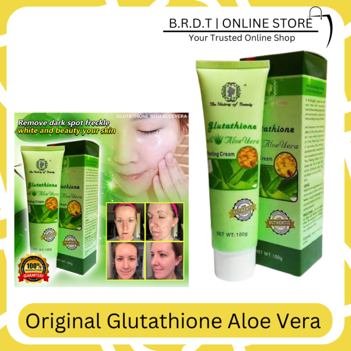 GLUTATHIONE WITH ALOE VERA PEELING CREAM 100AUTHENTIC MELASMA/WRINKLES