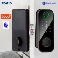 Tuya TT-Lock Bluetooth Electronic Smart Door Lock With Biometric Fingerprint / Smart Card / Password / Key Unlock / USB Emergenc