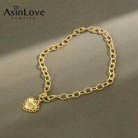 HiGuangGou AsinLove 925เงินสเตอร์ลิง Anklet หรูหราสร้อยคอรูปหัวใจ18K สร้อยข้อเท้าทองสำหรับผู้หญิงแหวนนิ้วเท้าเทรนด์2021ใหม่