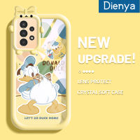 เคส Dienya สำหรับ Samsung A13 5G เคส A04s รูปโบว์ลายเป็ดการ์ตูนเคสนิ่มกันกระแทกทนต่อการขีดข่วนเคสโทรศัพท์โปร่งใสฝาครอบป้องกันซิลิกาเจลป้องกันการตกหล่น