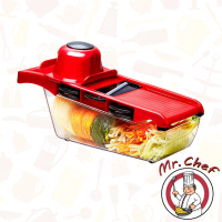 Mr.Chef [พร้อมส่ง] ที่สไลด์ผัก เครื่องหั่นผักผลไม้ ที่หั่นผัก บดกระเทียม เครื่องตัดมันฝรั่ง เครื่องตัดผักผลไม้