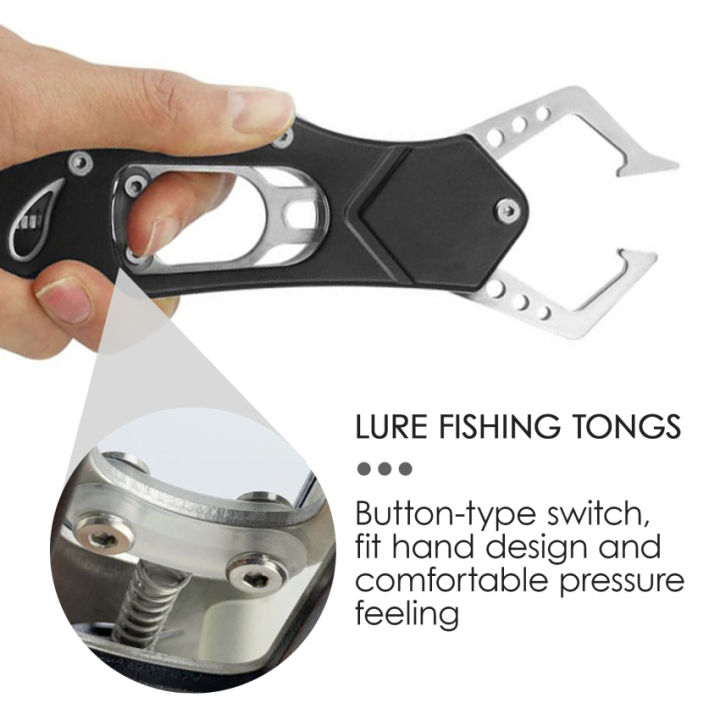 ตกปลา-gripper-อลูมิเนียมอัลลอยแบบพกพาปลา-grip-ที่เกี่ยวปากเครื่องมือ-controller-คีมปากเป็ดตกปลา-accessoryer