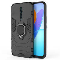 เคส  OPPO Reno 2Z Case ชุดเกราะกันกระแทก Slim Rugged Hybrid Hard Plastic + Tpu Bracket Magnet 360 Ring Holder ฝาหลัง