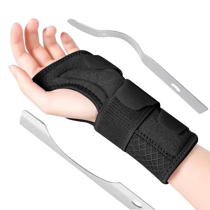 Wrist Bandages,Wrist Support with Metal Splint Stabiliser，Wrist Brace ...