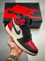 [First Fashion] 【พร้อมส่งของแท้?/ รุ่นนี่ใส่ตรงไซส NIKE Air Jordan 1 Retro High Bred Tod แฟชั่น รองเท้ากีฬา（สินค้าพร้อมกล่อง อุปกรณ์ครบ จัดส่งฟรี）